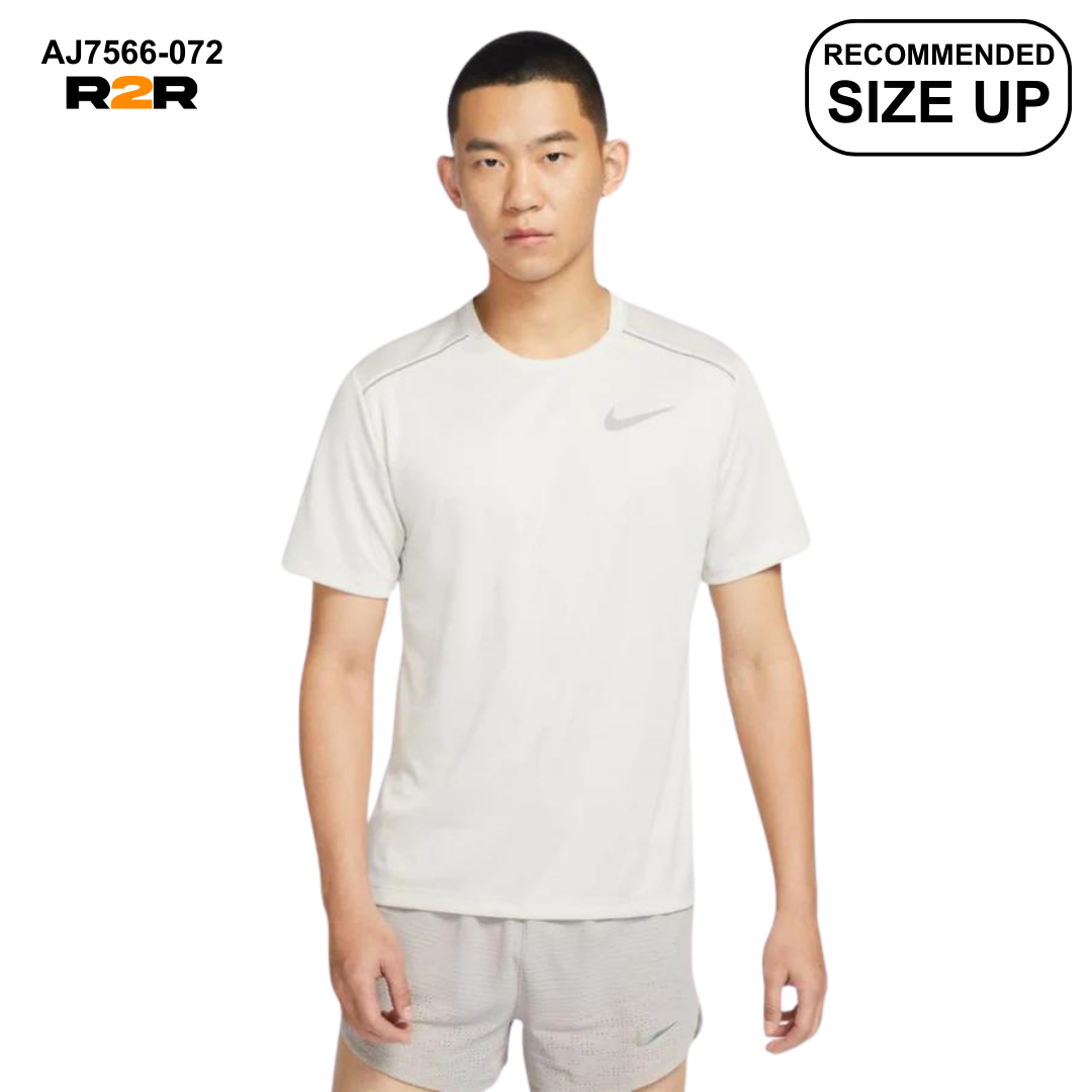 Nike miler 1.0 t-shirt 'light bone'