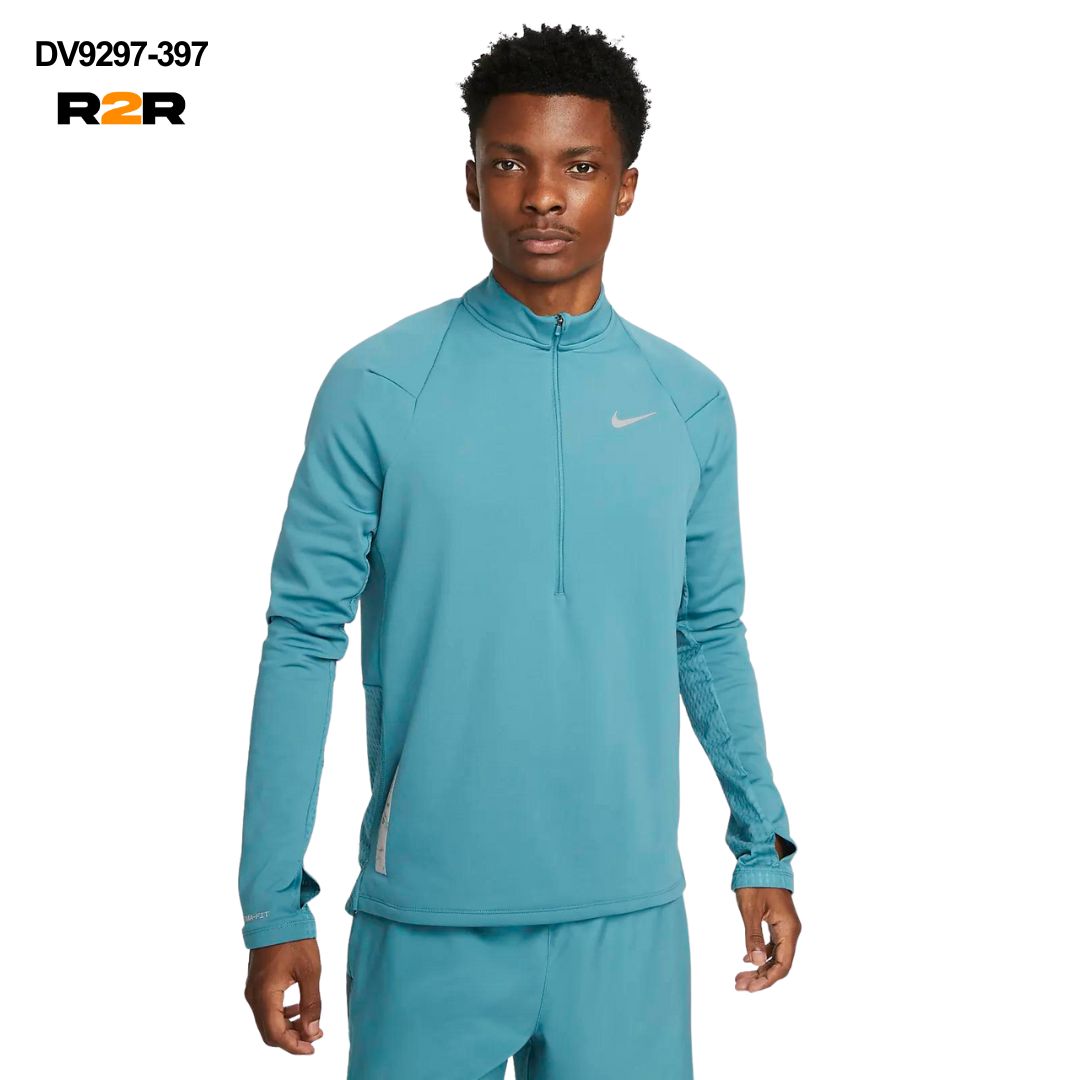 Nike 1/4 zip therma-fit top 'teal'