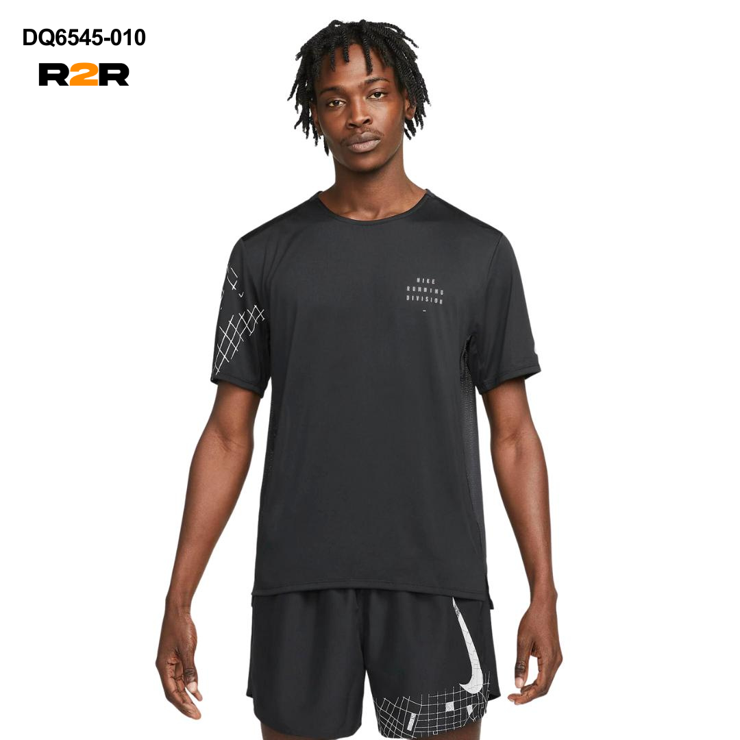 Nike run division t-shirt 'black'