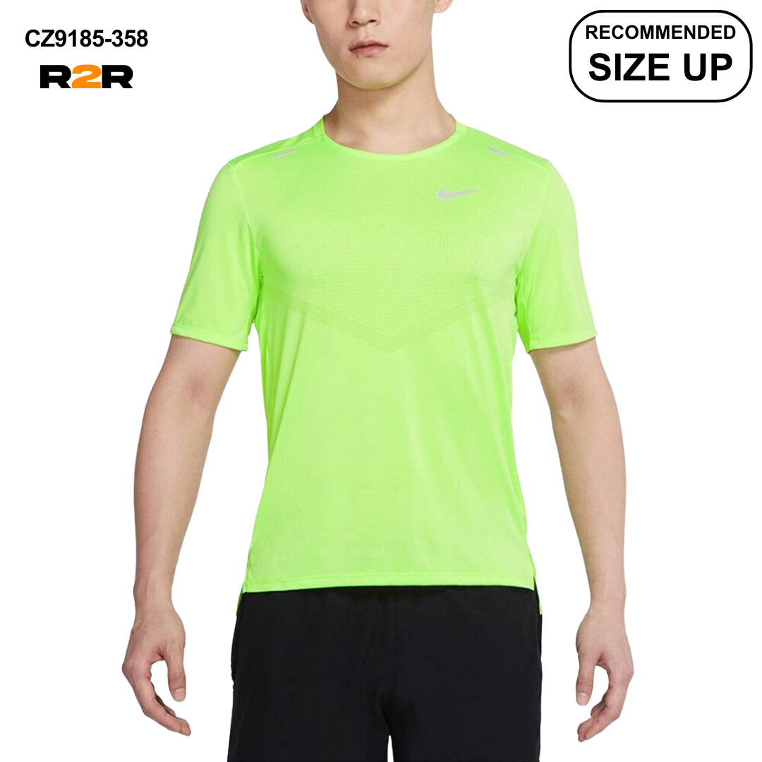 Nike rise tech knit t-shirt 'ghost green'