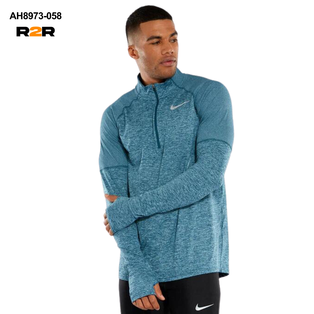 Nike 1/4 zip running top 'teal'