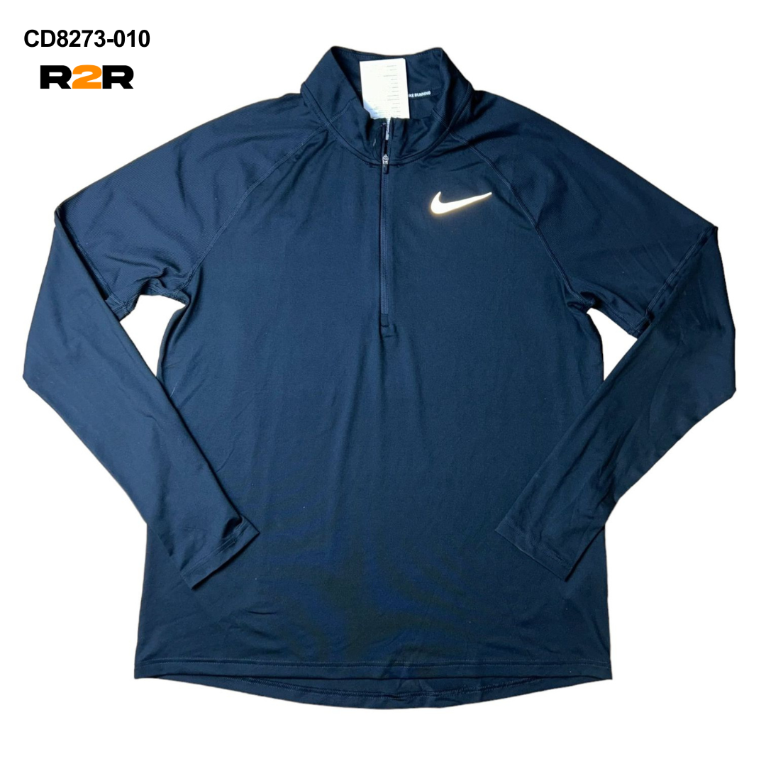 Nike 1/4 zip running top 'black'