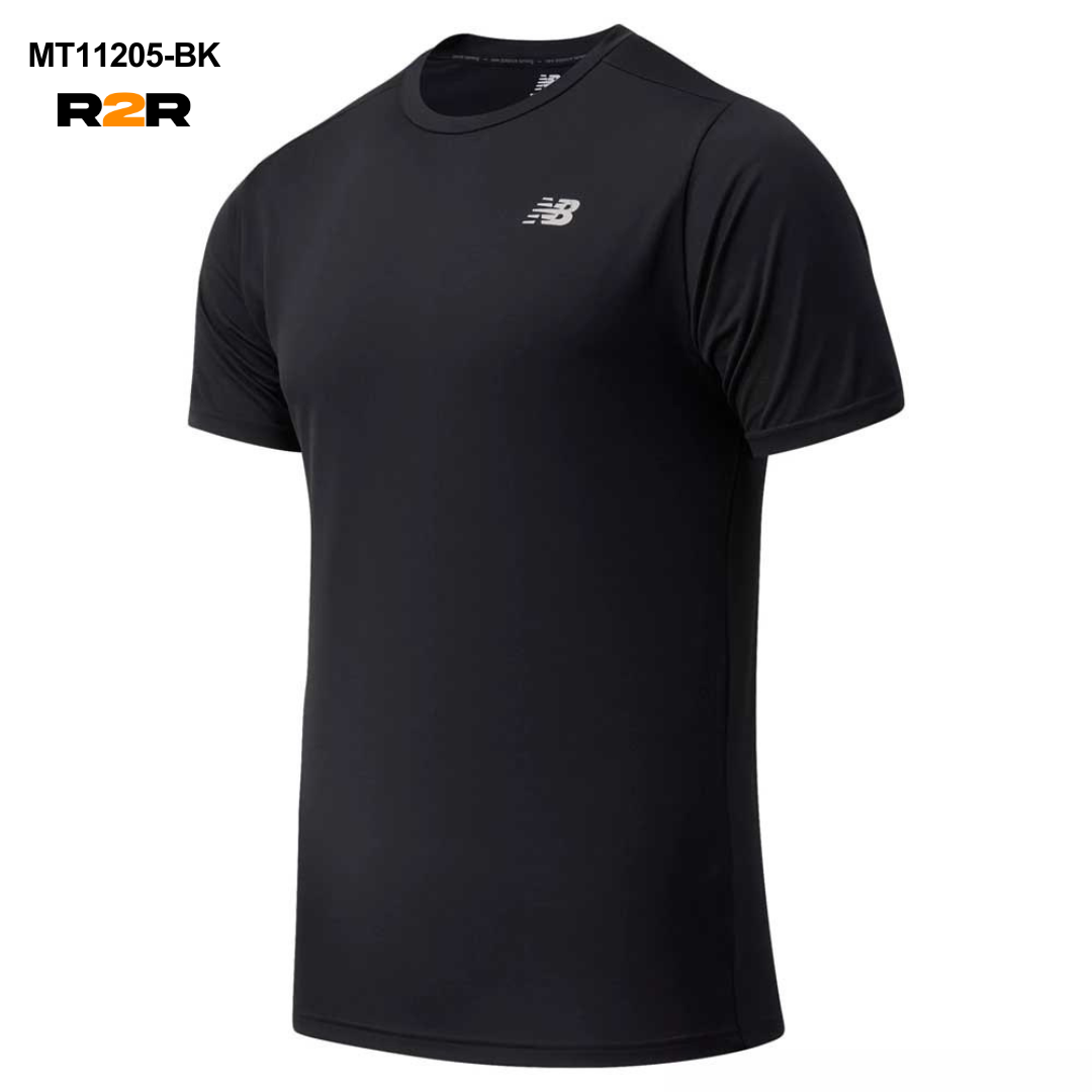 New balance core run t-shirt 'black'