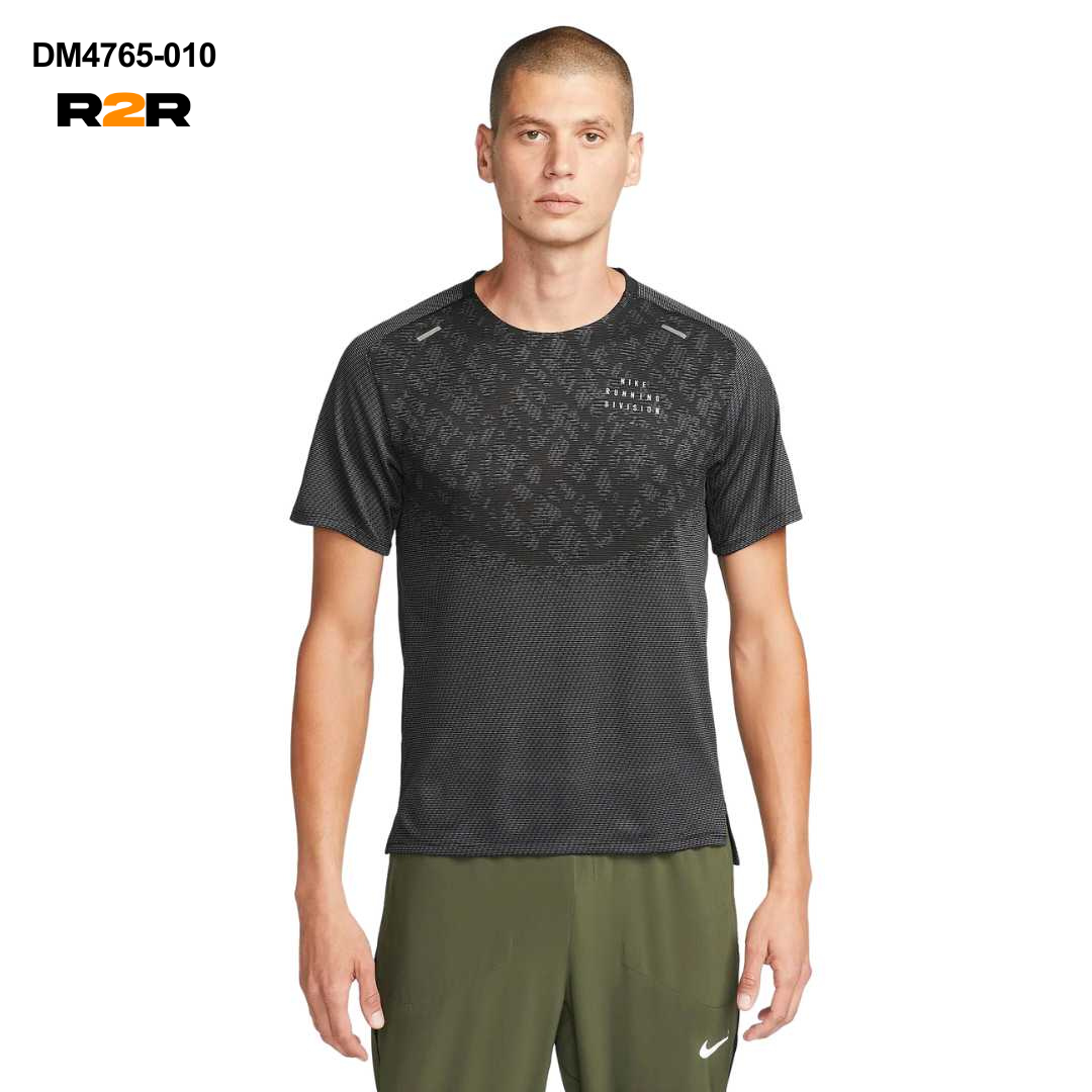 Nike running division techknit t-shirt 'black'