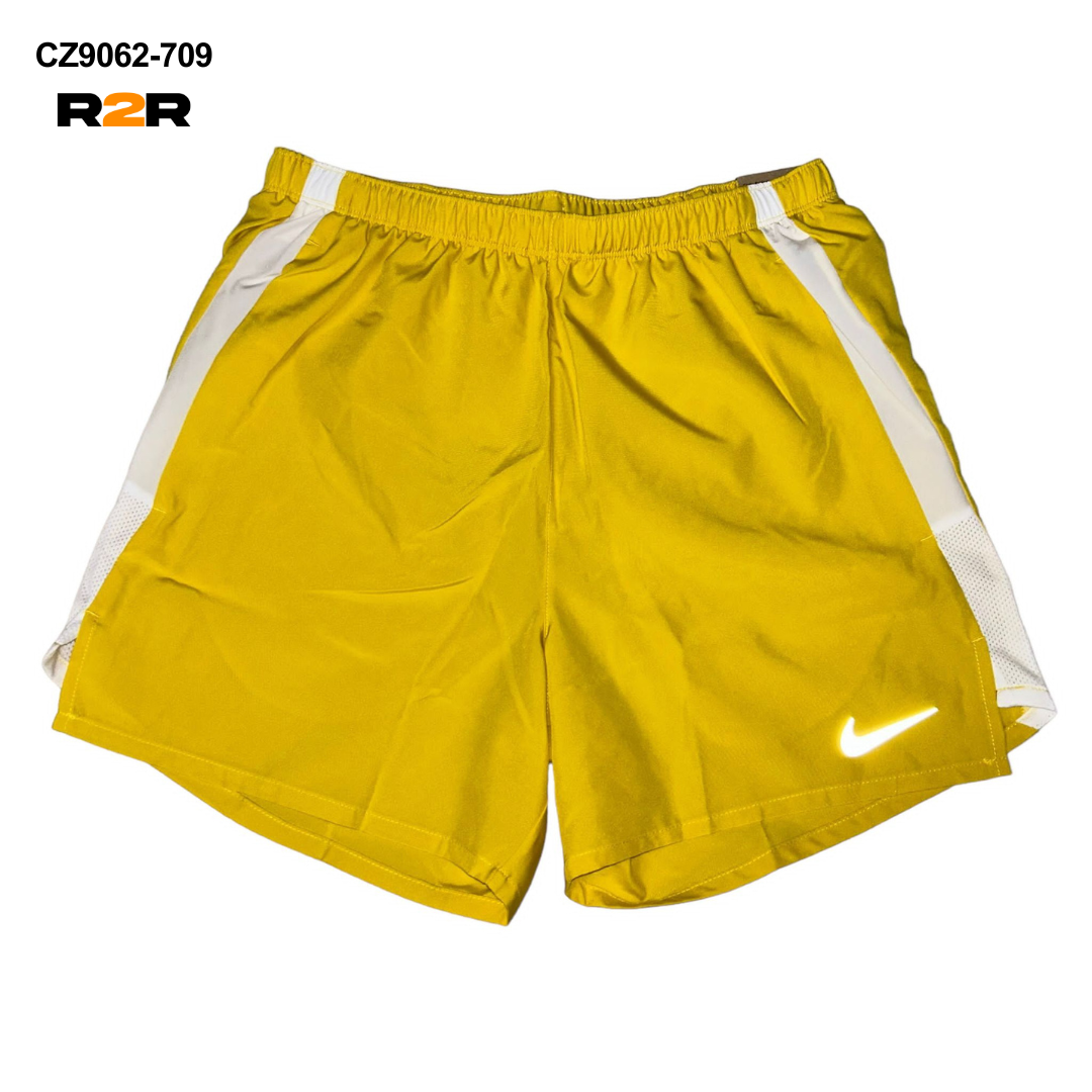 Nike challenger 13cm shorts 'sulphur yellow'