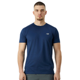 New balance core run t-shirt 'navy'